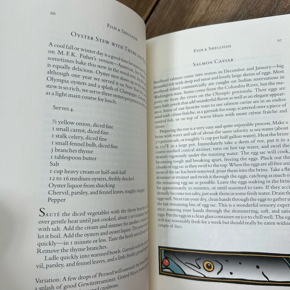 First Edition 1999 Chez Panisse Café Cookbook by Alice Waters.